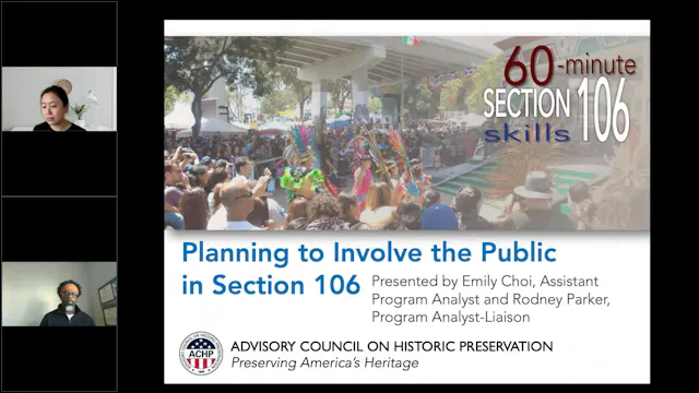 ACRA Webinar: Planning to Involve the Public in Section 106