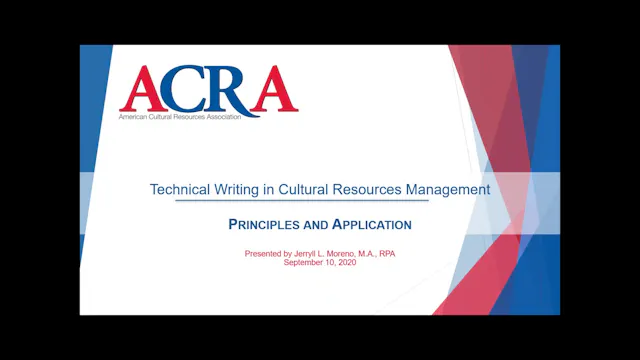 Technical Writing for CRM