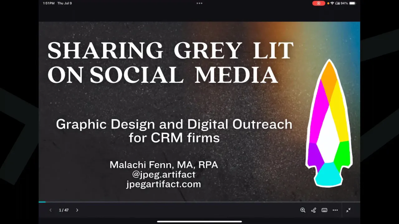 Graphic Design for CRM Grey Literature on Socials
