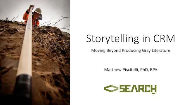 ACRA Webinar: Storytelling in CRM: Moving Beyond Producing Gray Literature
