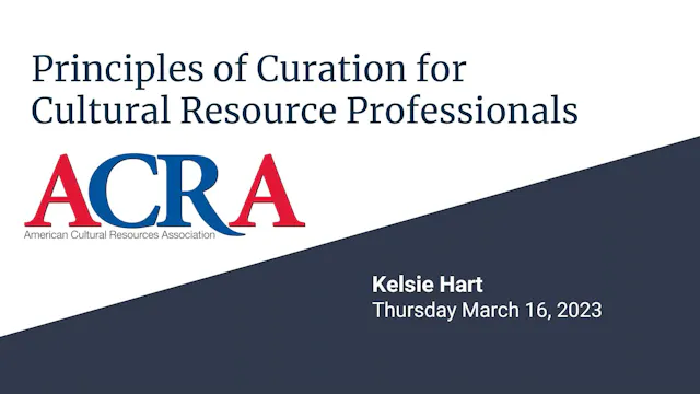 Principles of Curation for CRM Professionals