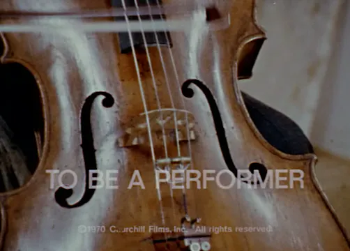 To Be a Performer: Jeffrey Solow
