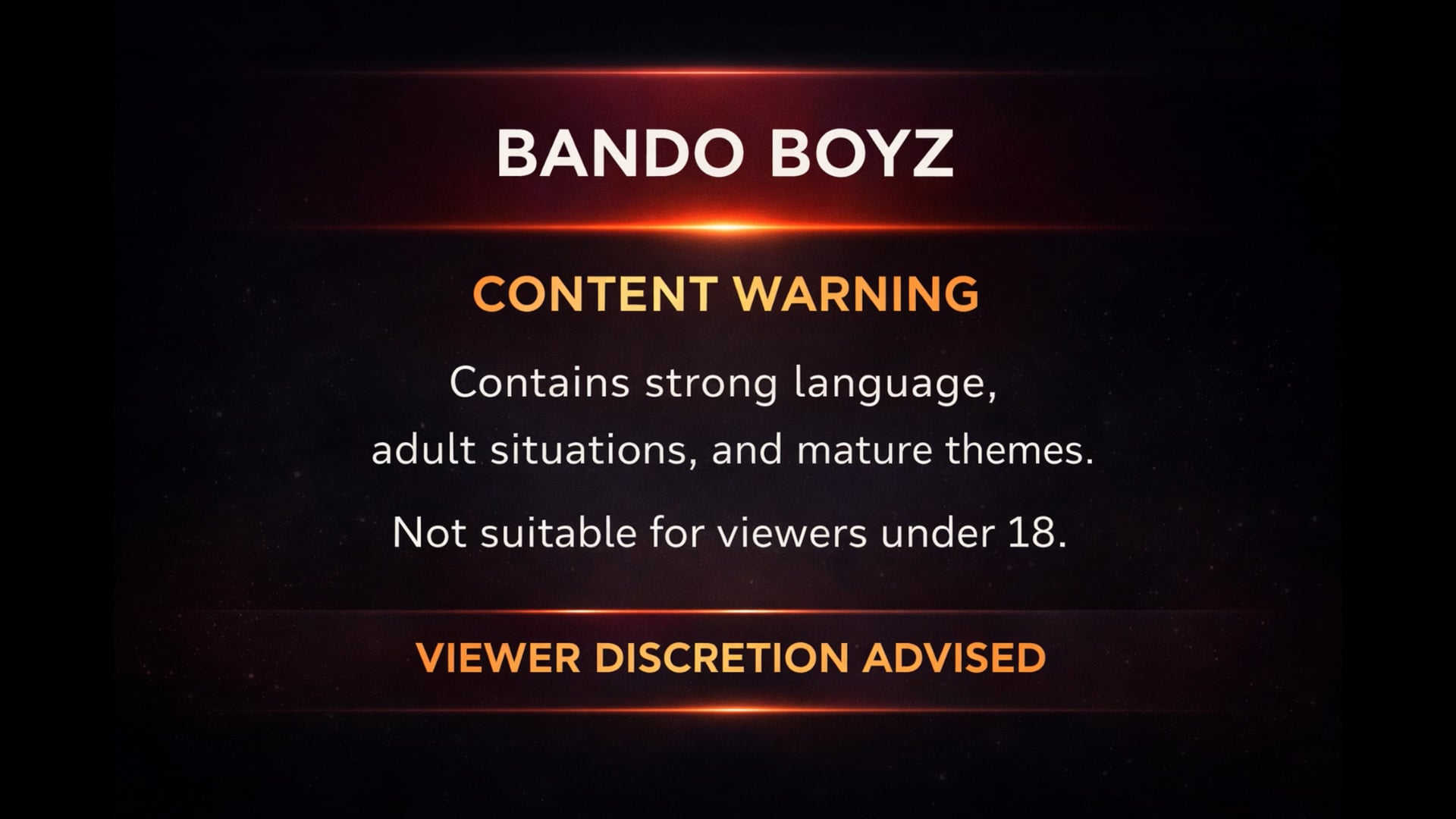 Bando Boyz - Season 3, Episode 1
