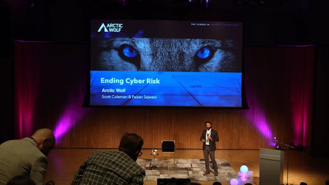 Ending Cyber Risk, Faizan Sajwani, Arctic Wolf (Accredited)