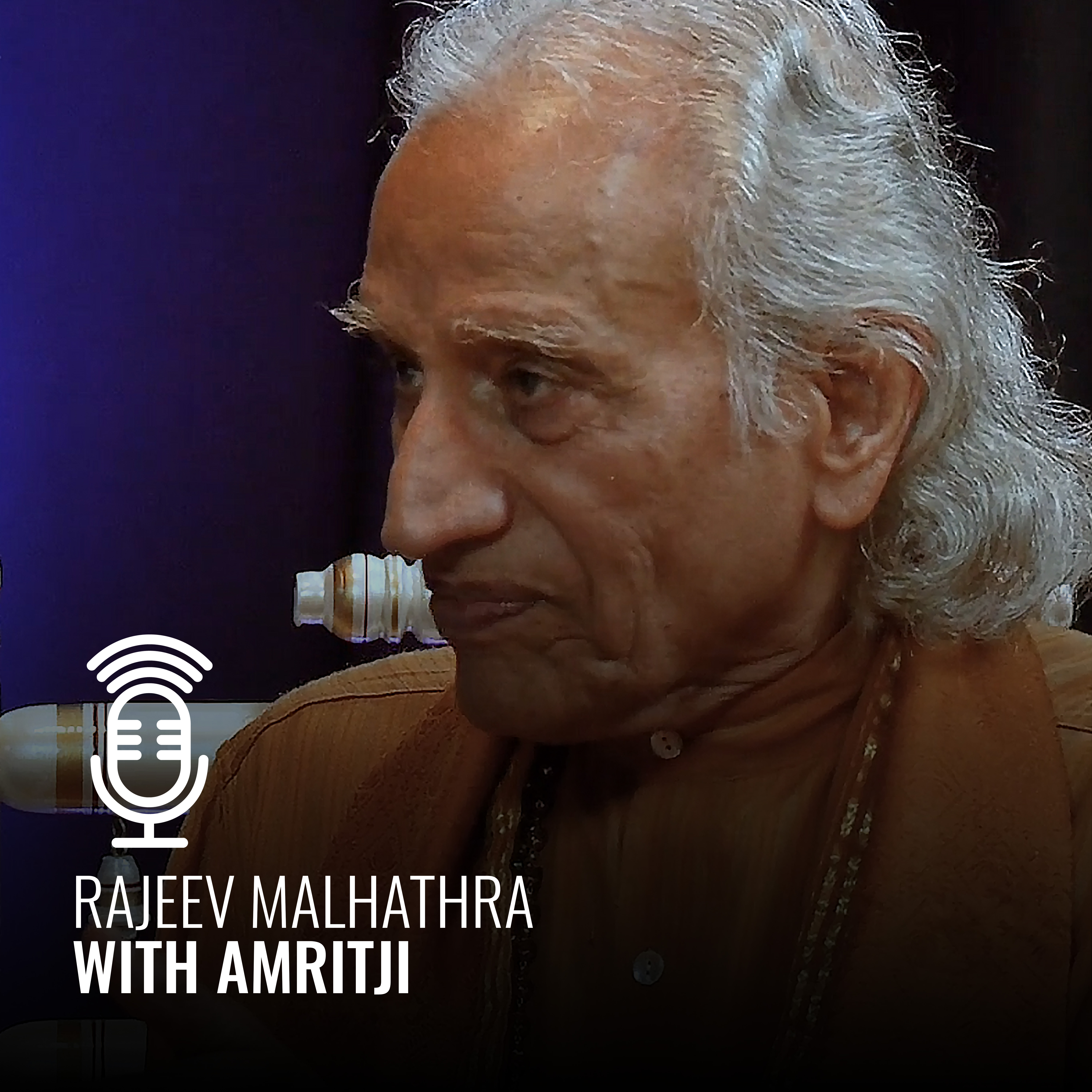 Rajeev Malhathra with Amritji