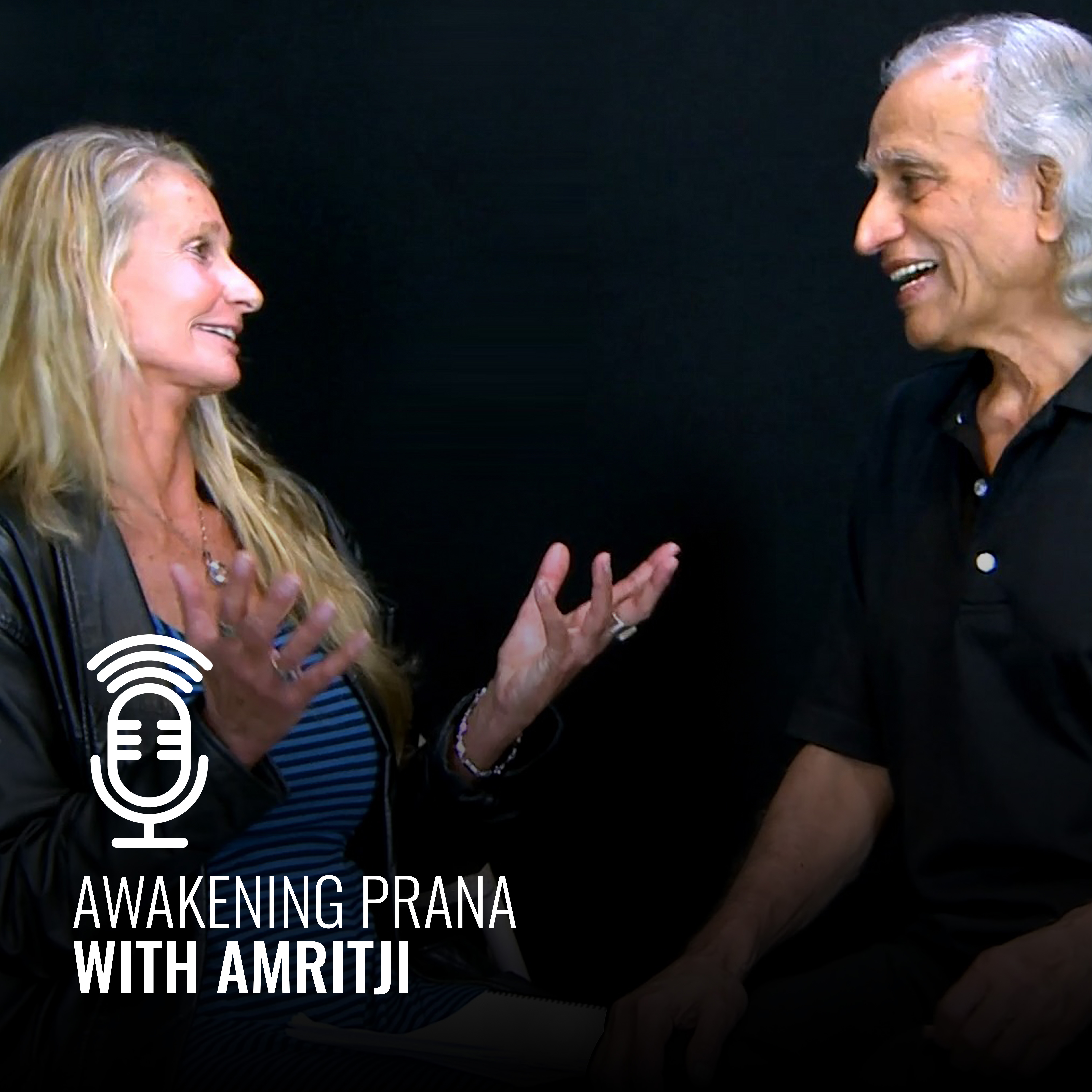 Linda Millek with Amritji