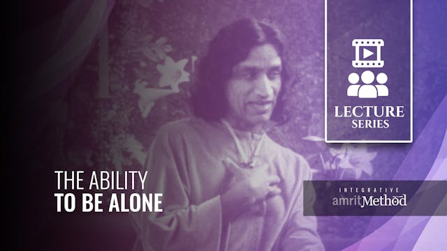 The Ability to Be Alone - 01.30.1987 ...