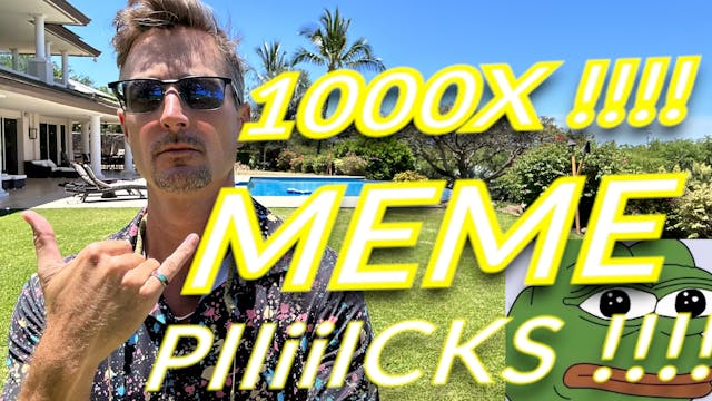 MY TOP 1000X MEME PICKS!!!!!! 4 PLAYS TO GET RICH WITHIN DAYS!!!!! (not advice)