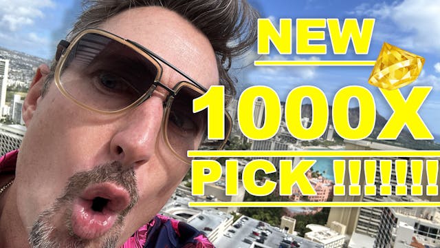 NEW 1000X PICK TO SKYROCKET !!!!!! 1000 FrEaK'In X ! 11.20.24