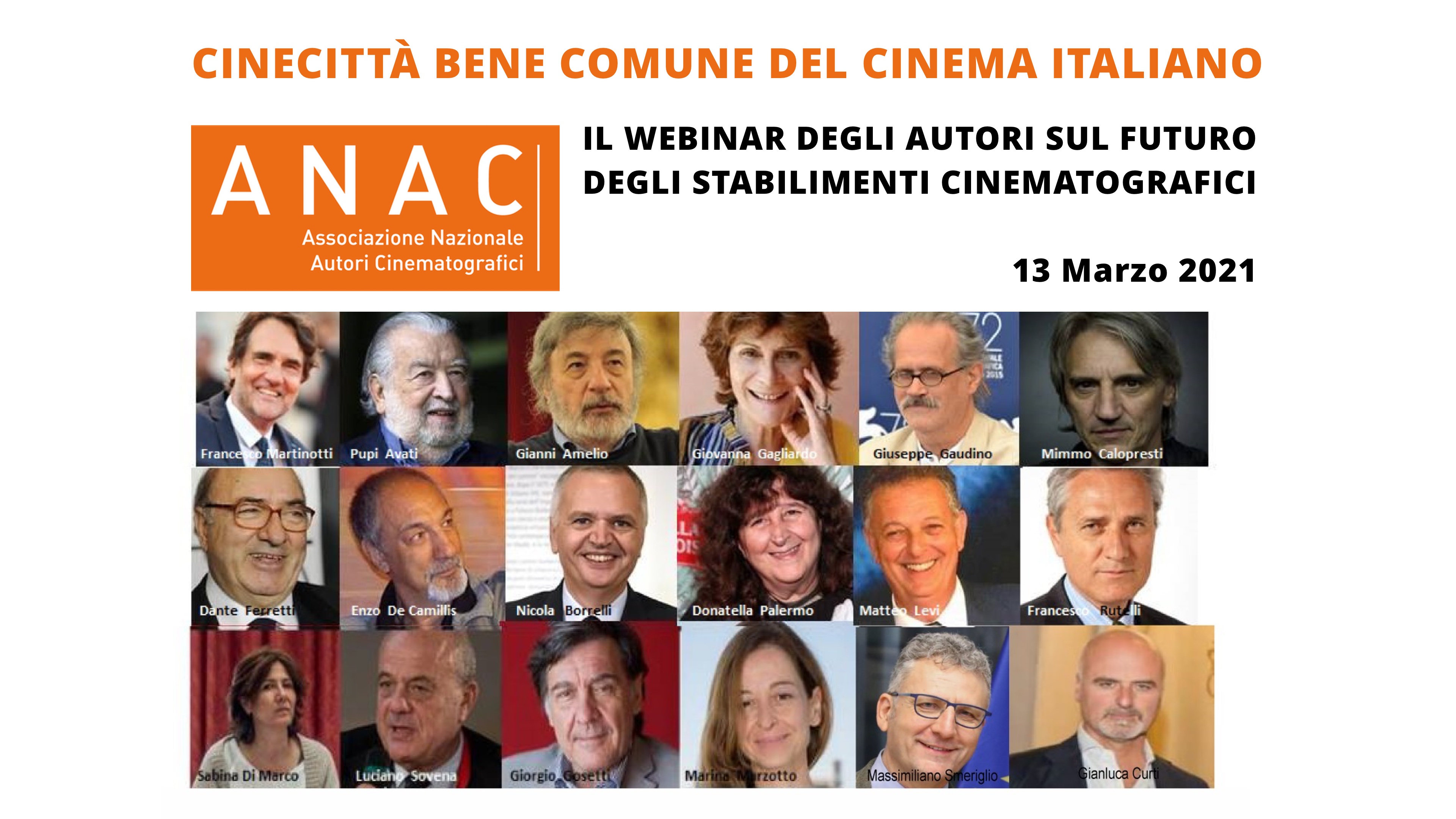 CINECITTA BENE COMUNE DEL CINEMA ITALIANO