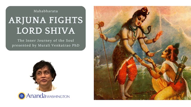 Arjuna Fights Shiva