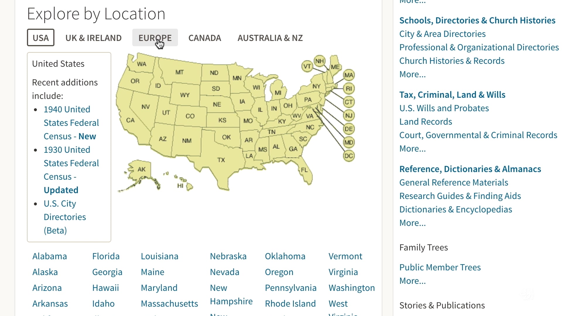 How To Find Data Collections For A Specific Country