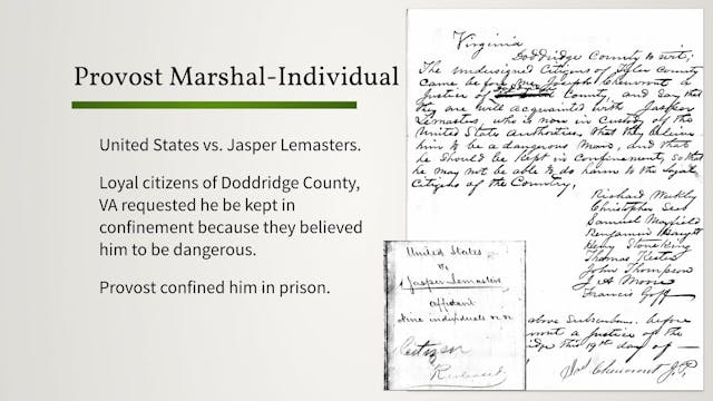 Union Provost Marshal Files: An Overview