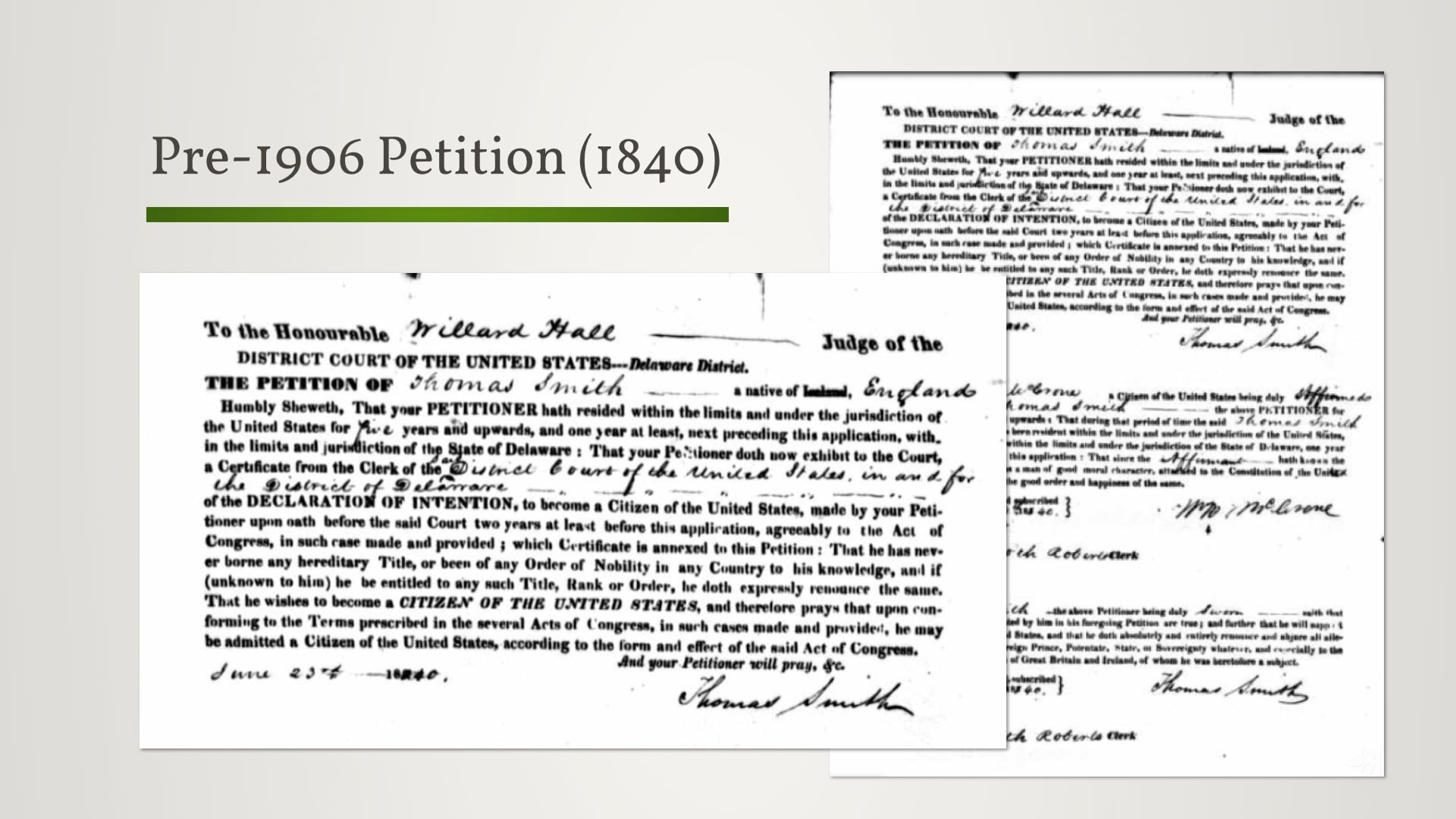 Finding Ethnic Origins in Naturalizations