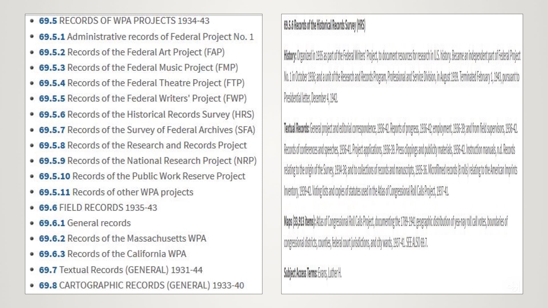 When the Programs Ended