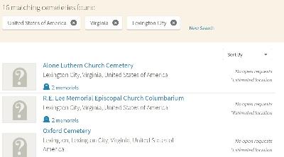How To Create a List of Cemeteries in a Specific Location
