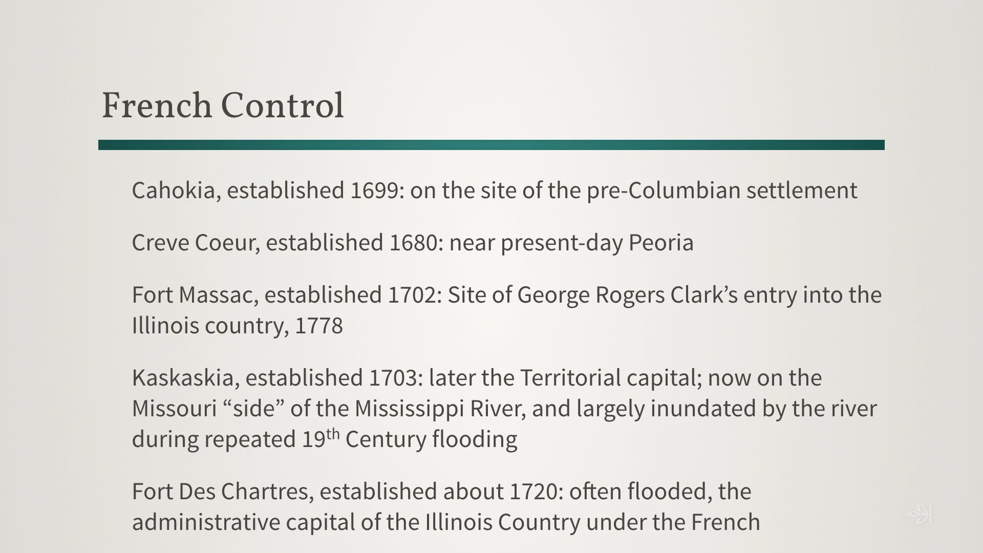 Pre-European Settlement in Illinois
