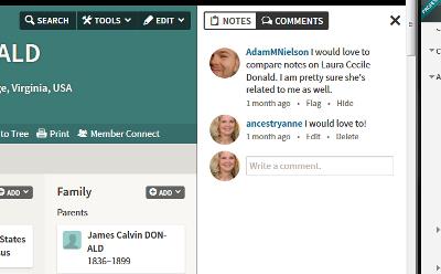 Leaving A Comment For Another Member