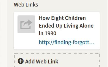 Adding A Web Link To Your Facts Page