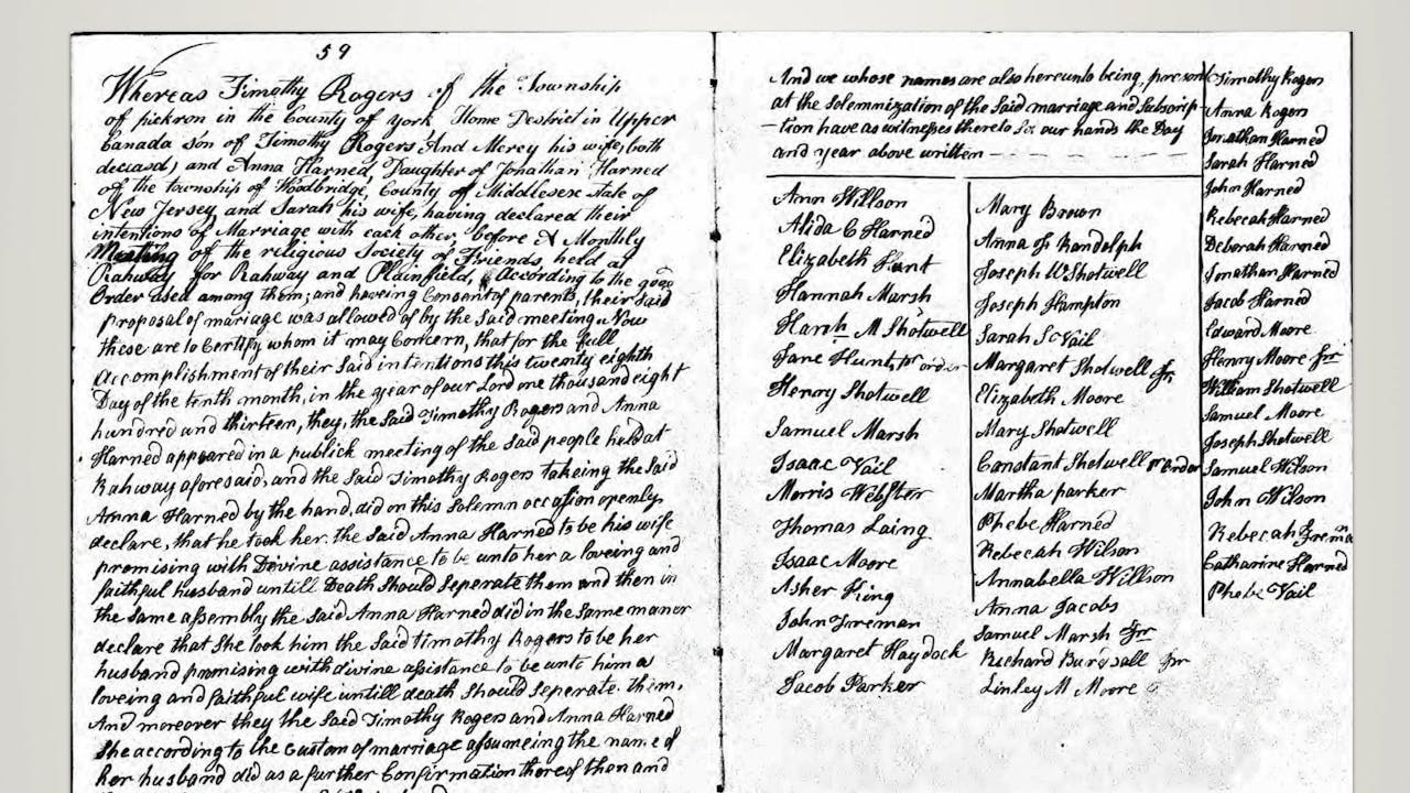 Drouin Collection Quaker Records Ancestry Academy