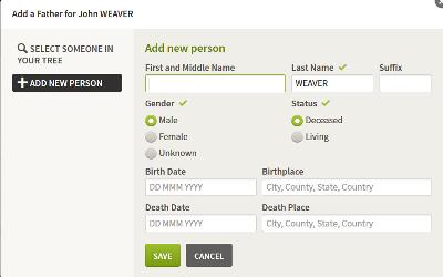 How To Add A Parent To Someone In Your Tree