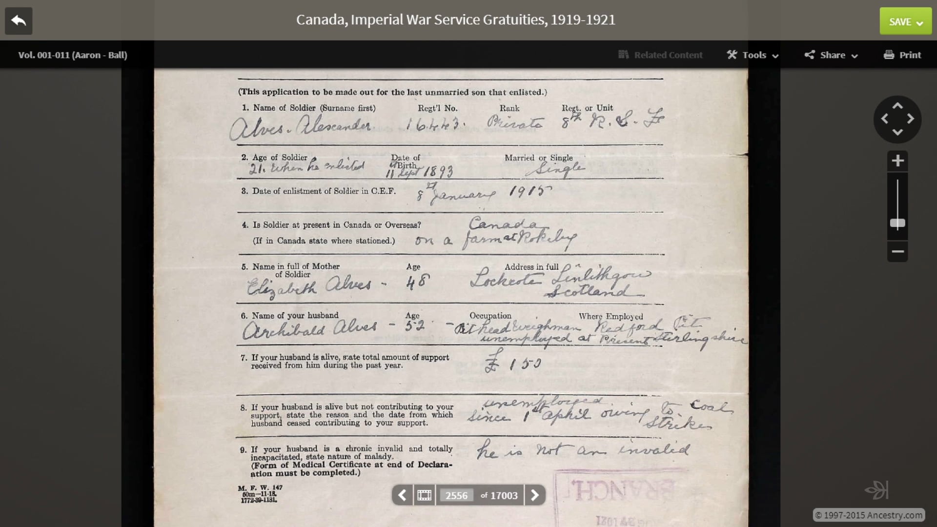 Collection Category - Military