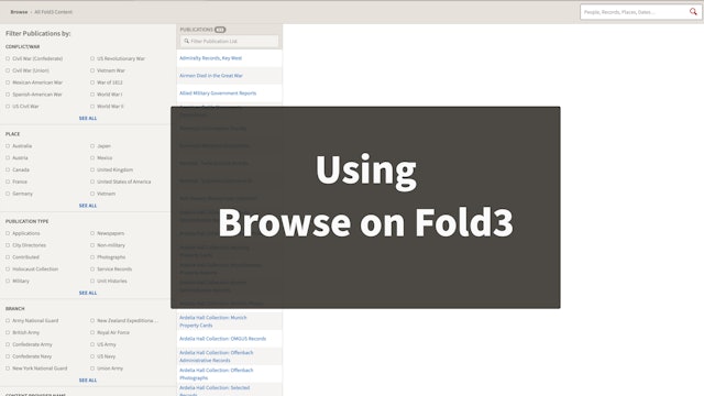 Fold3 Browse