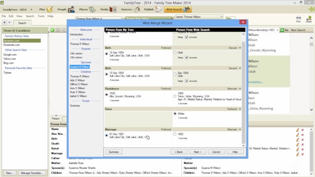 Searching Ancestry and the Internet