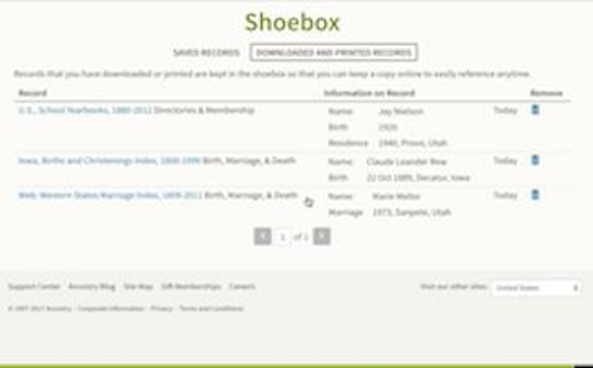 The Ancestry Shoebox Ancestry Academy