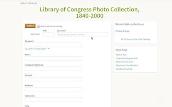 Photos From the Library of Congress