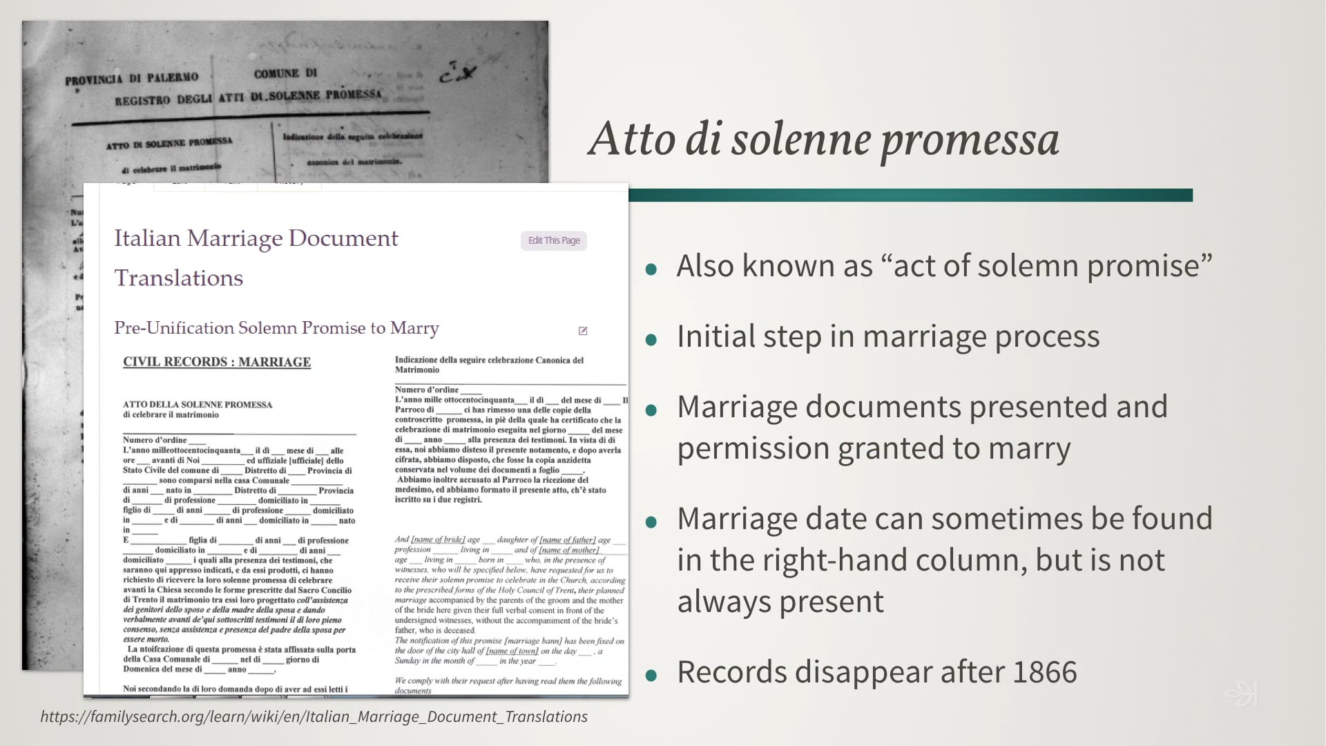 Pre-unification Civil Registration