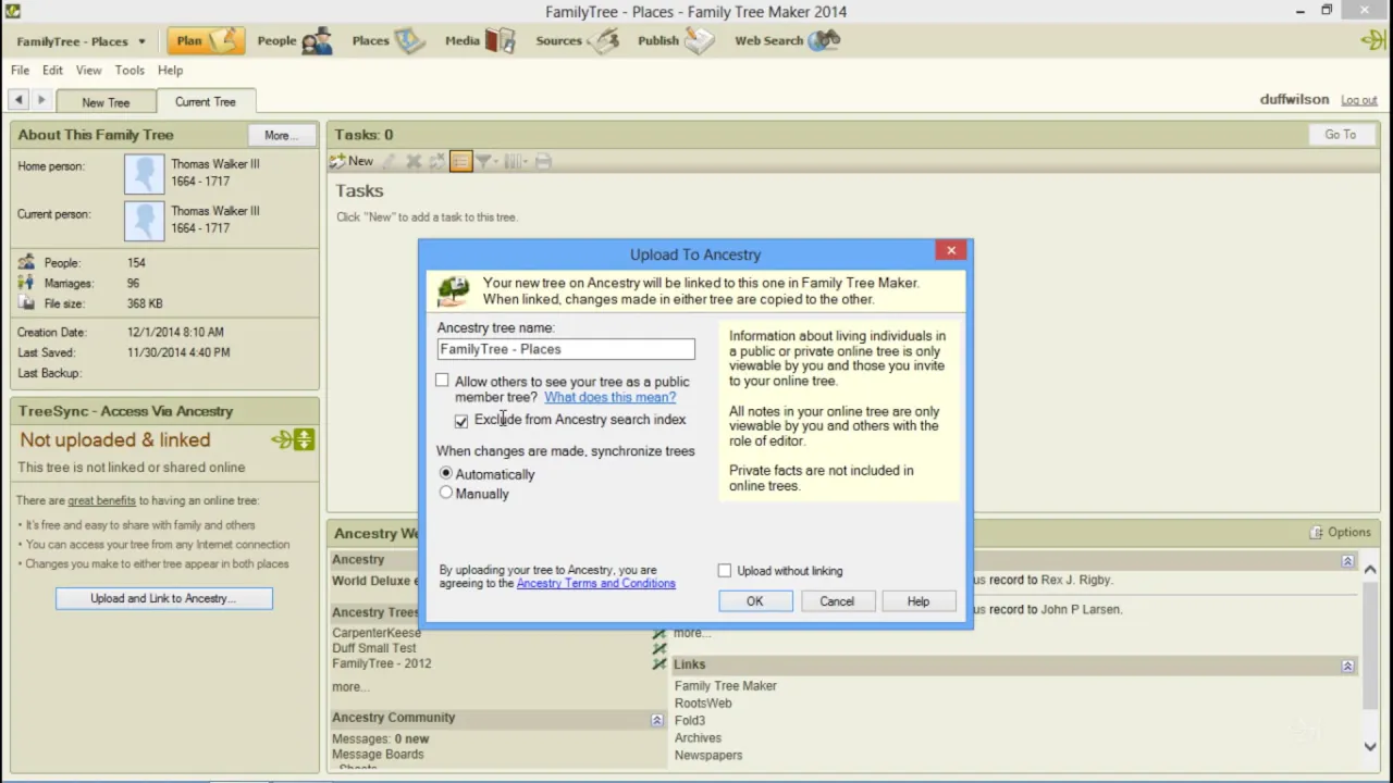 Family Tree Sign In TreeSync - Access Your Family Tree Everywhere - Getting the Most Out of ...