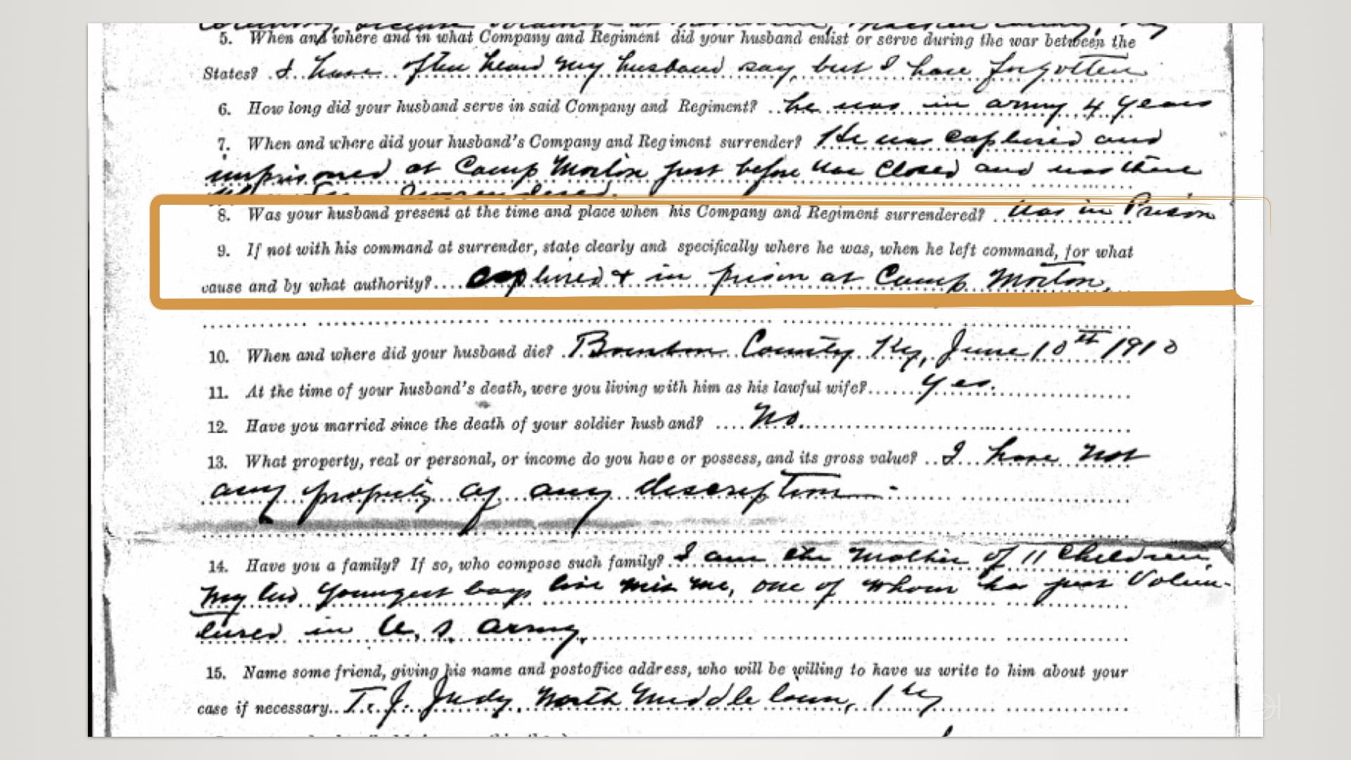 Confederate Pensions