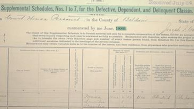 The 1880 Defective and Delinquent Schedule