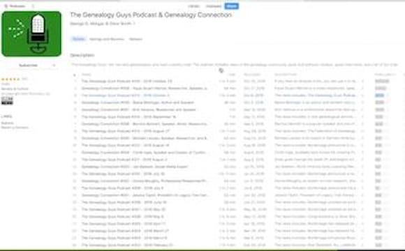 Genealogy Podcasts