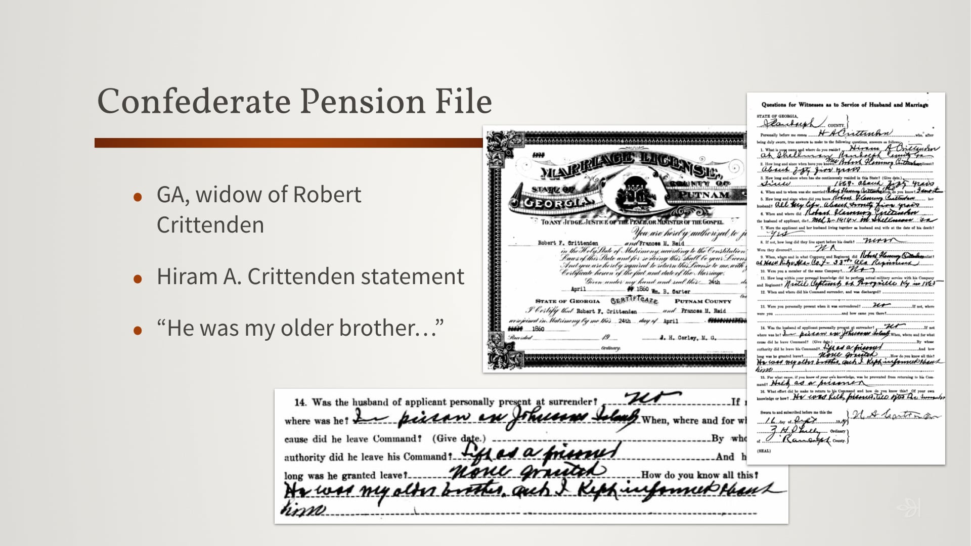 What Is In A Pension Application File Ancestry Academy