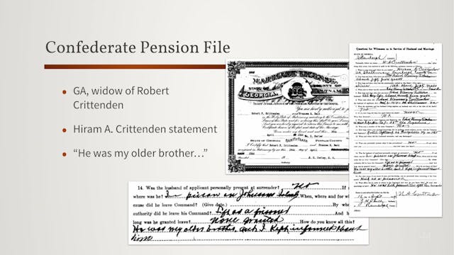 What is in a Pension Application File?