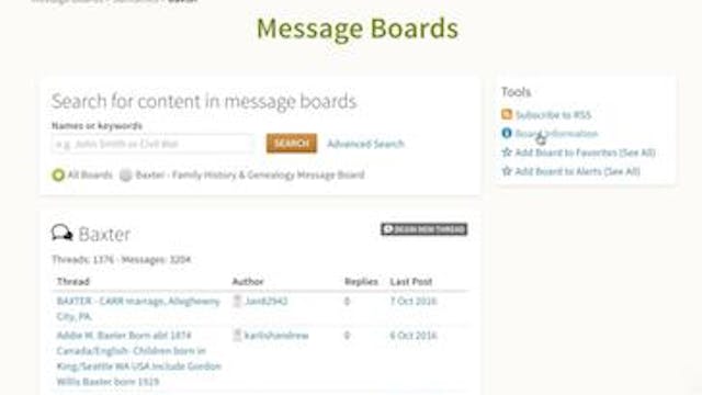 How to Find Message Boards