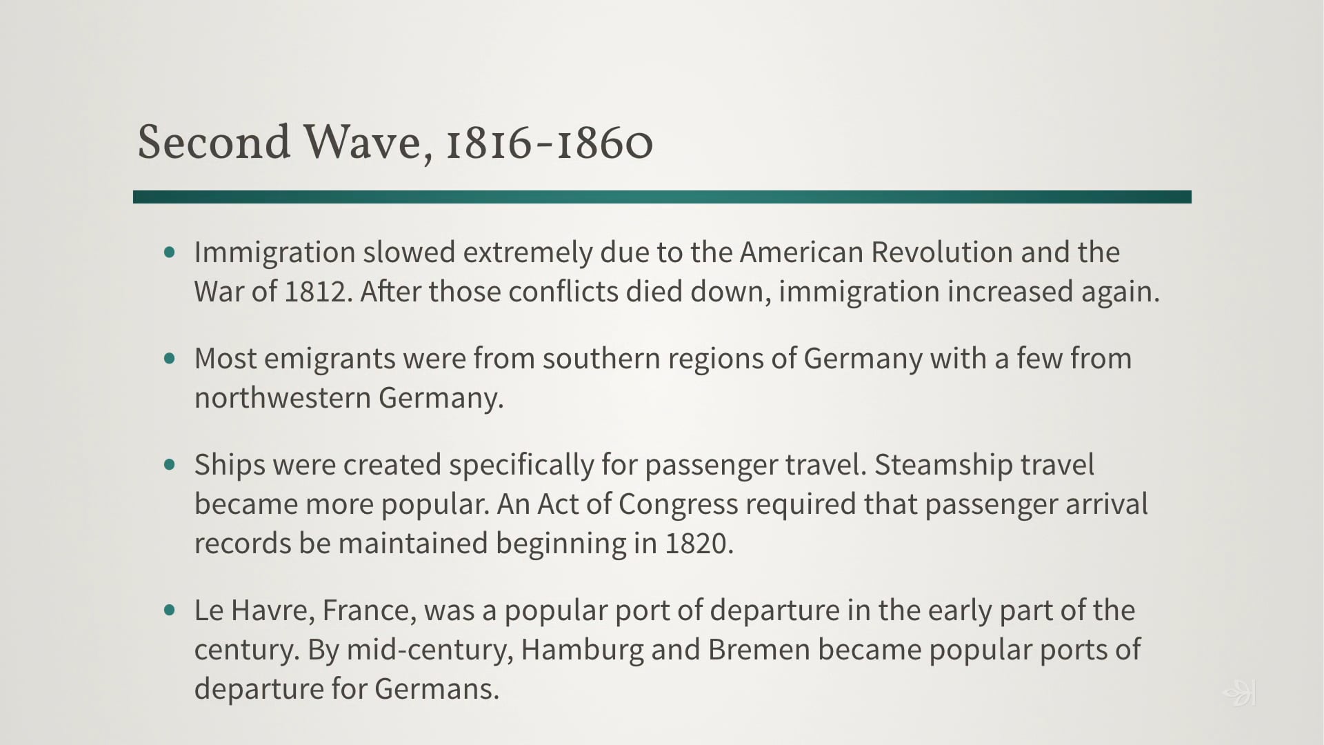 German Migration to the United States