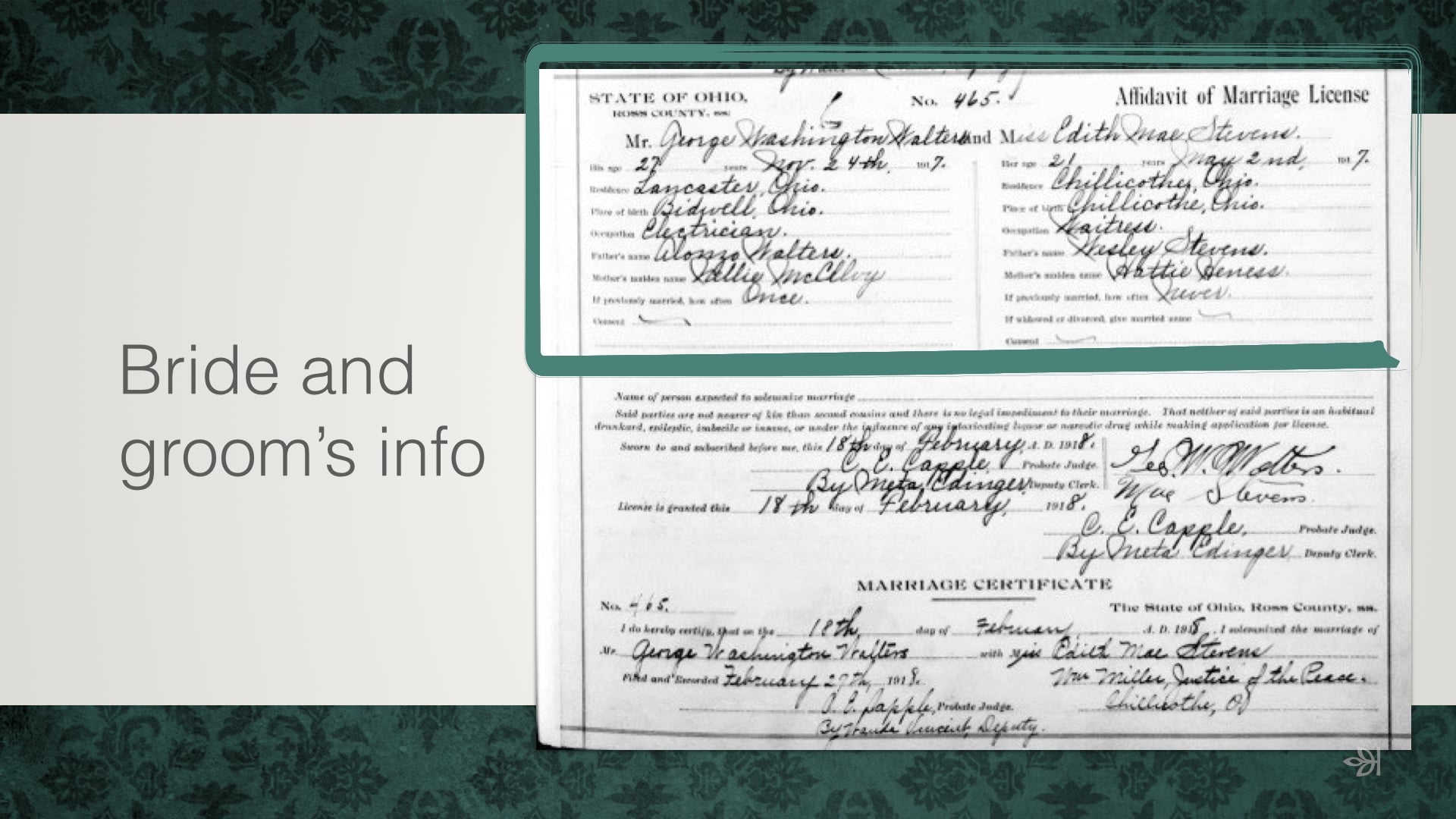 The Basics: Marriage and Divorce Records