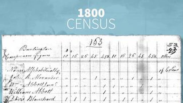 1800 and 1810 Censuses