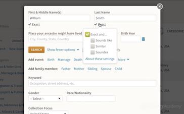 Search Tips to Find Names