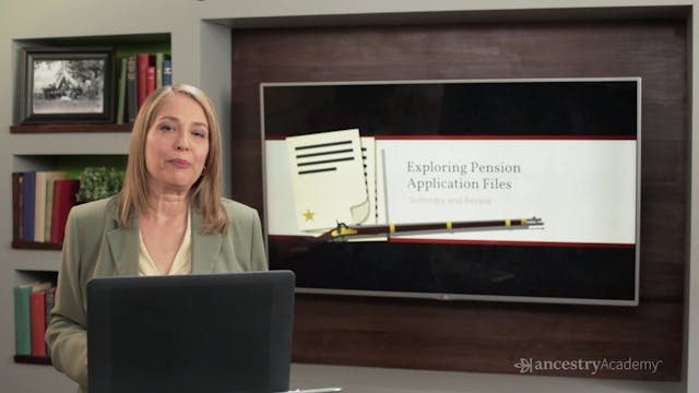 Pension Application Files: Summary an...