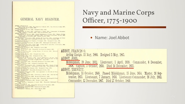 Naval and Marine Service During the War of 1812
