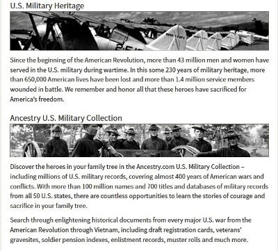 Looking for Military Records on Ancestry? Start Here