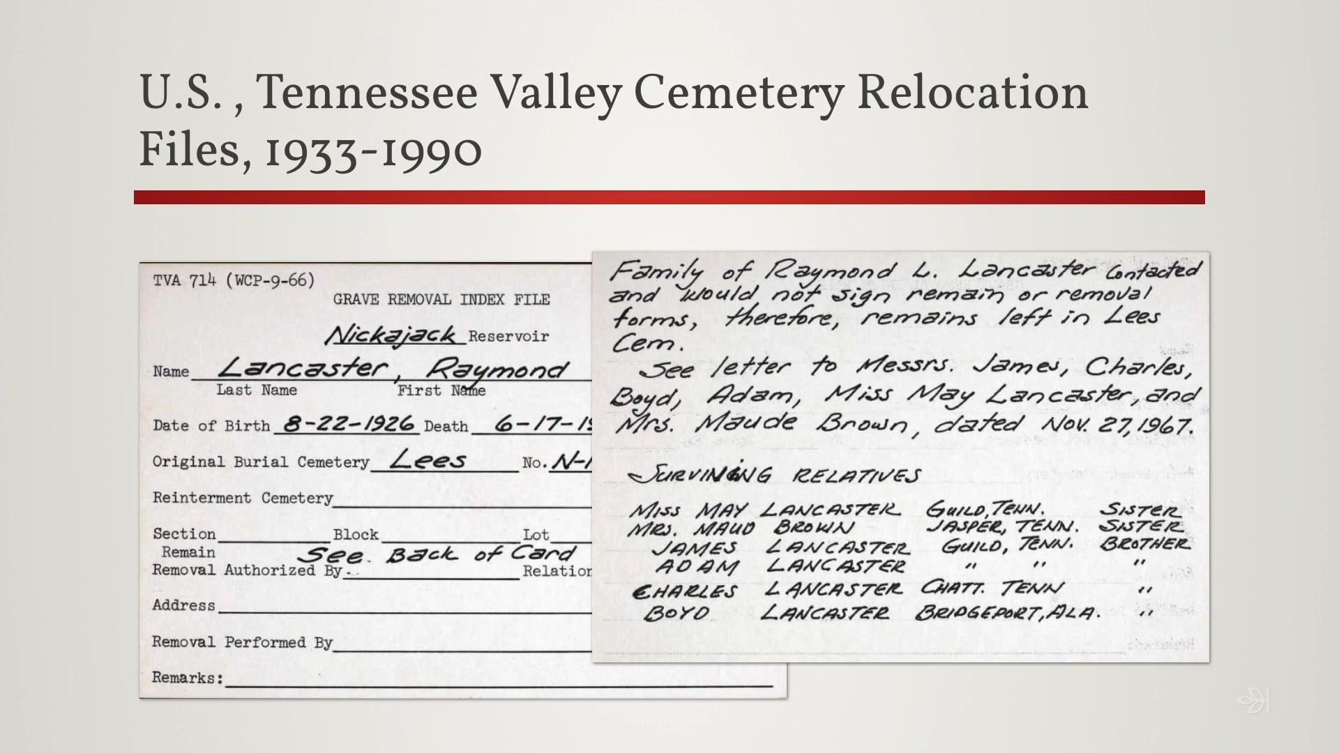 Vital Records Treasures