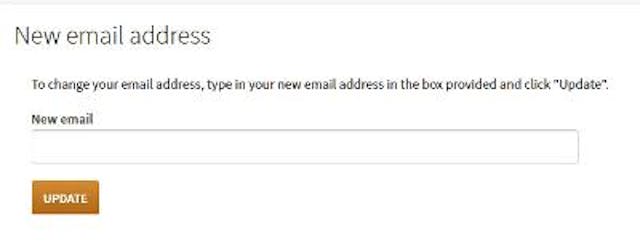 How To Update Your Email Address