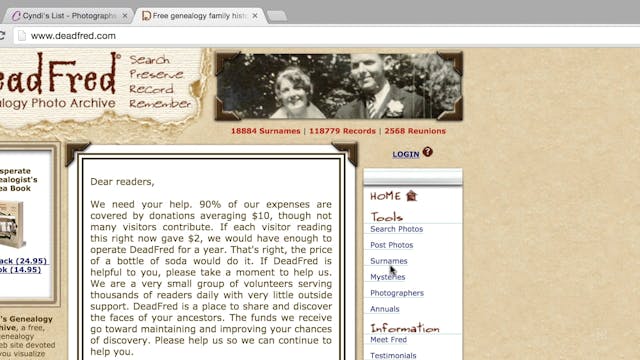 Finding Lost or Hidden Family Photos