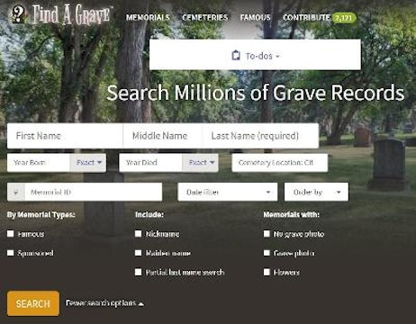 Registering for a Find A Grave Account