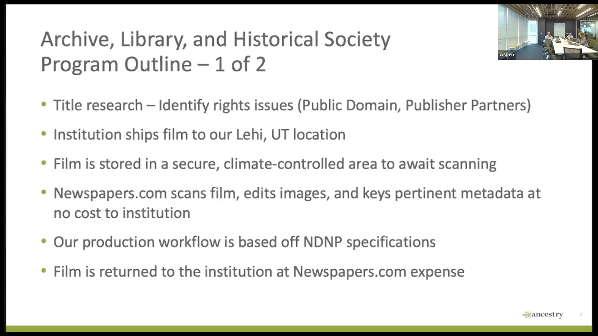 Newspapers.com: Working with Institution Partners to Digitize Content